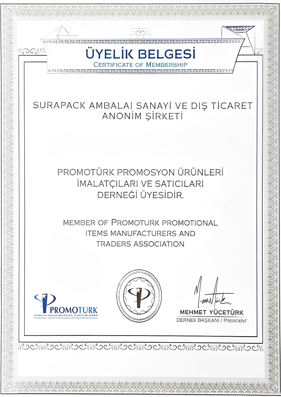 SuraPack Kalite Sertifikası 4